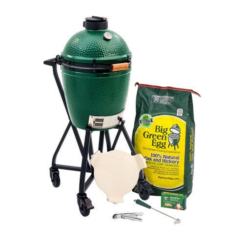 Big green store egg nest handler